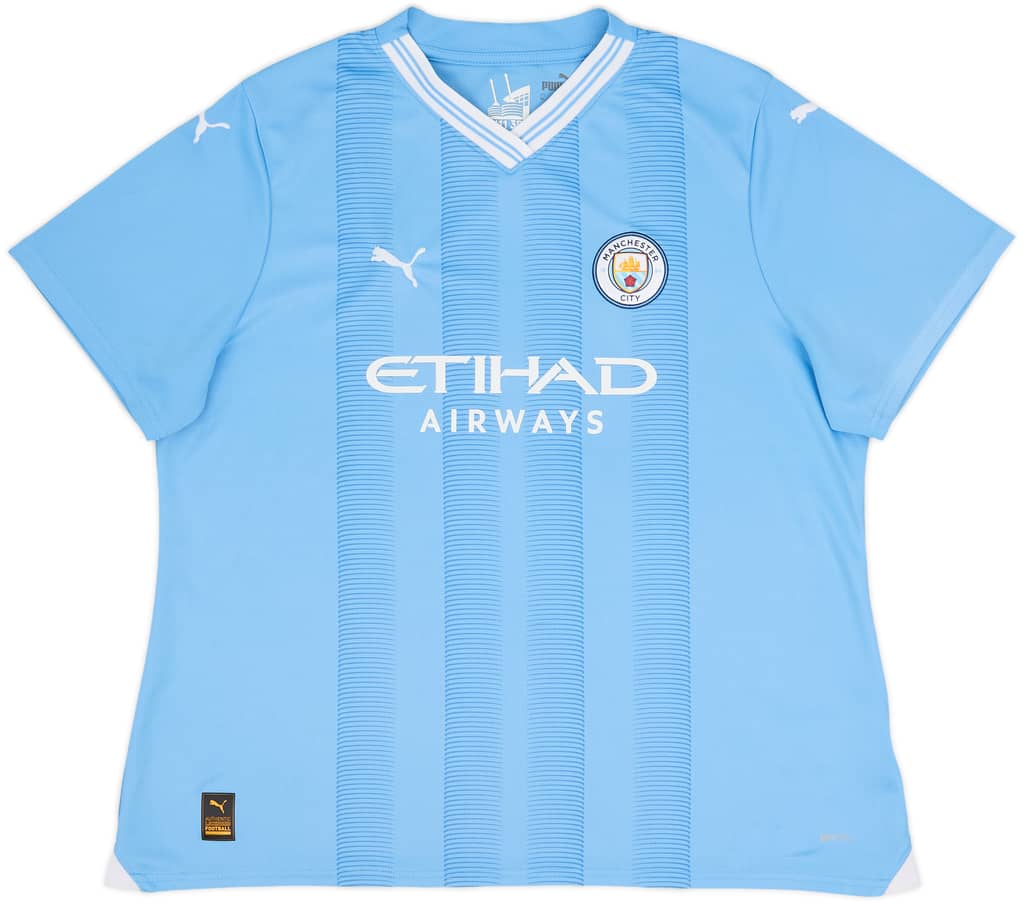 2023-24 Manchester City Home Shirt - 9/10 - (Women's XL)