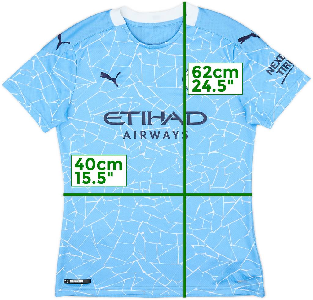 2020-21 Manchester City Camiseta Local - 9/10 - (De Mujer S)