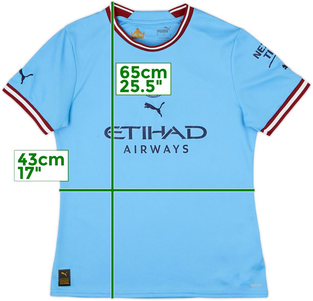 2022-23 Manchester City Home Shirt - 8/10 - (Women's S)