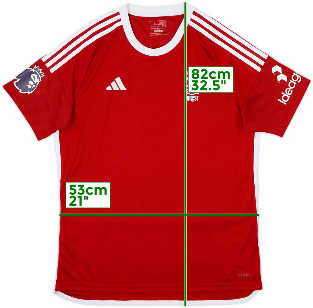 2023-24 Nottingham Forest Home Shirt - 10/10 - (L)