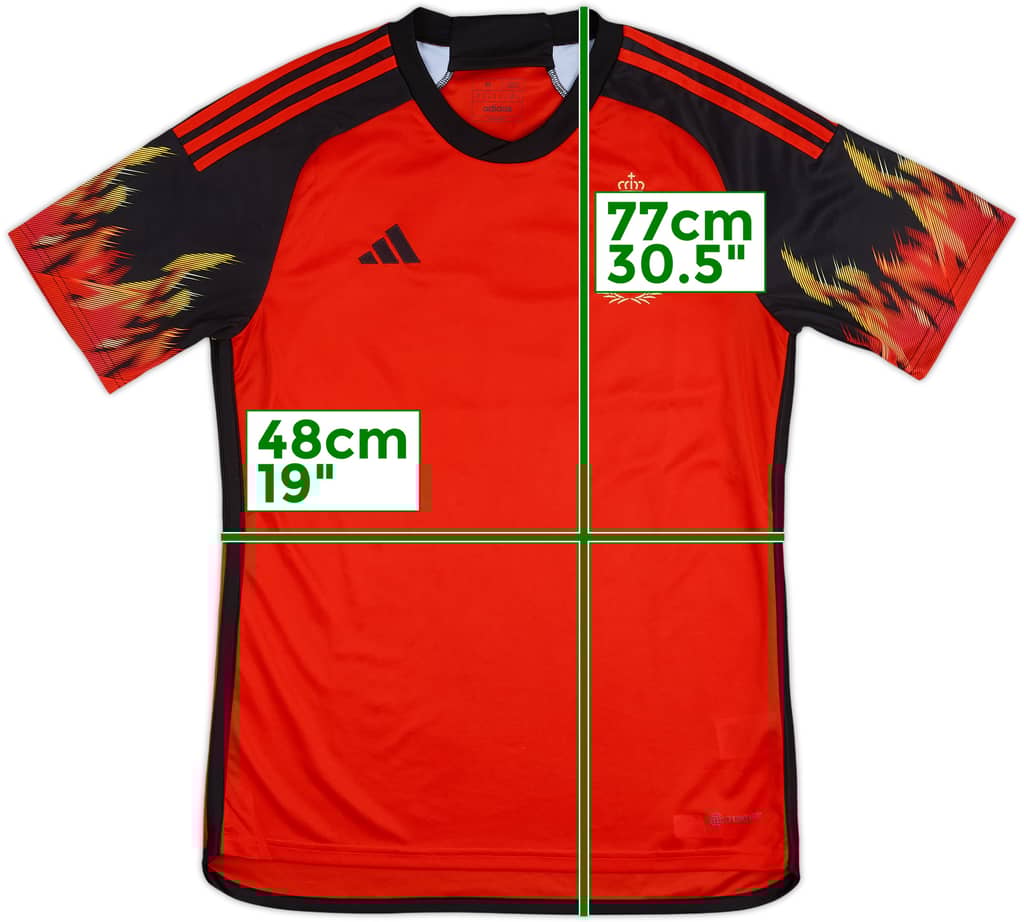 2022-23 Belgium Home Shirt - 10/10 - (M)