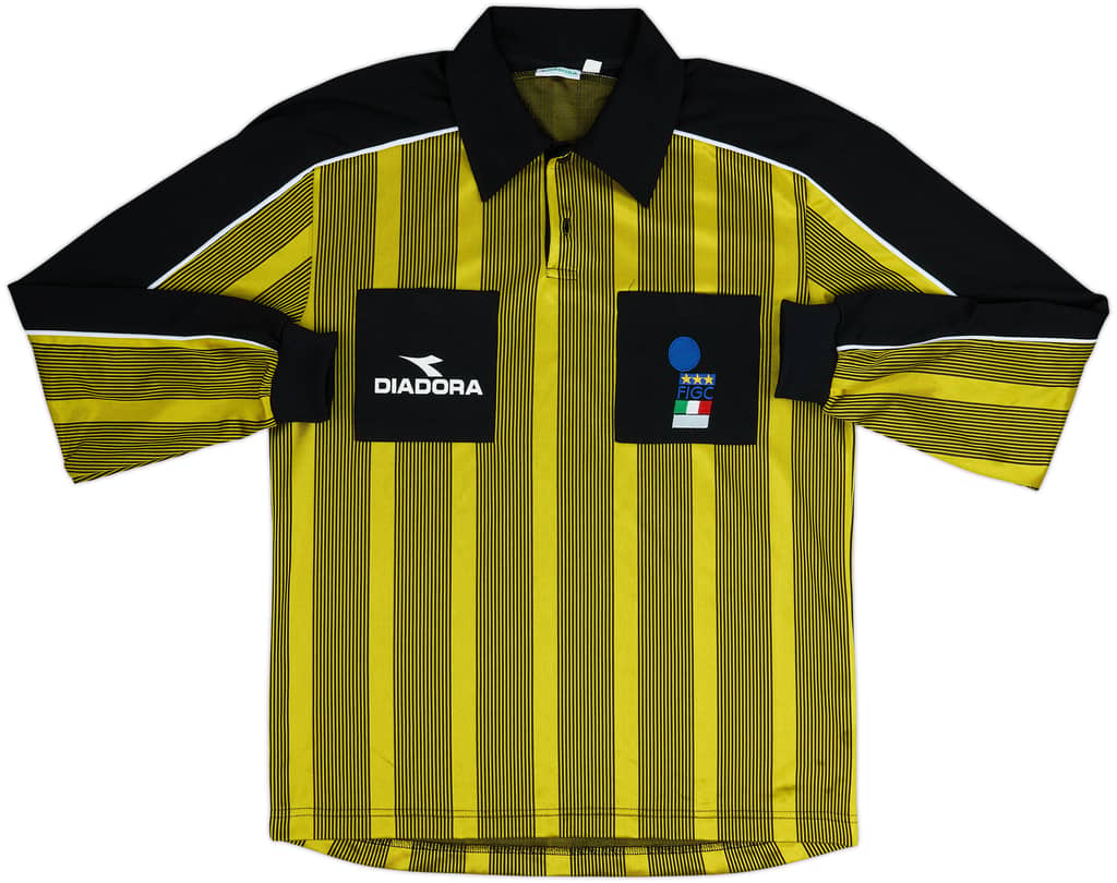 1999-00 Italy Diadora Referee L/S Shirt - 8/10 - (L)