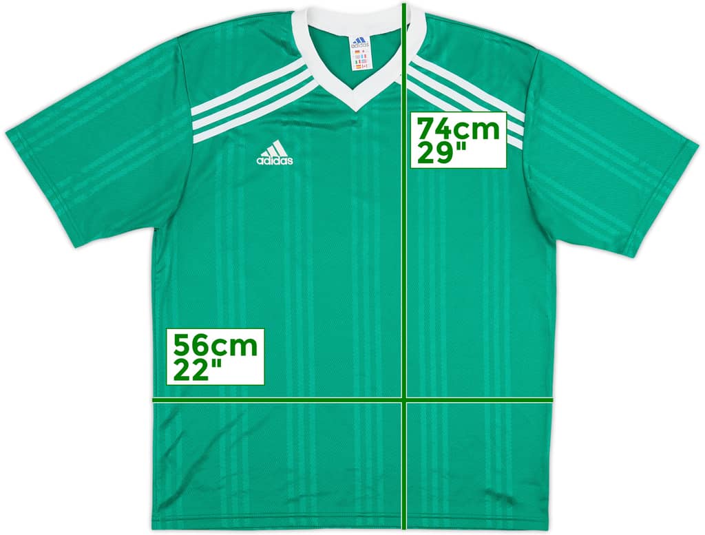 2000-01 adidas Template Shirt - 8/10 - (L)