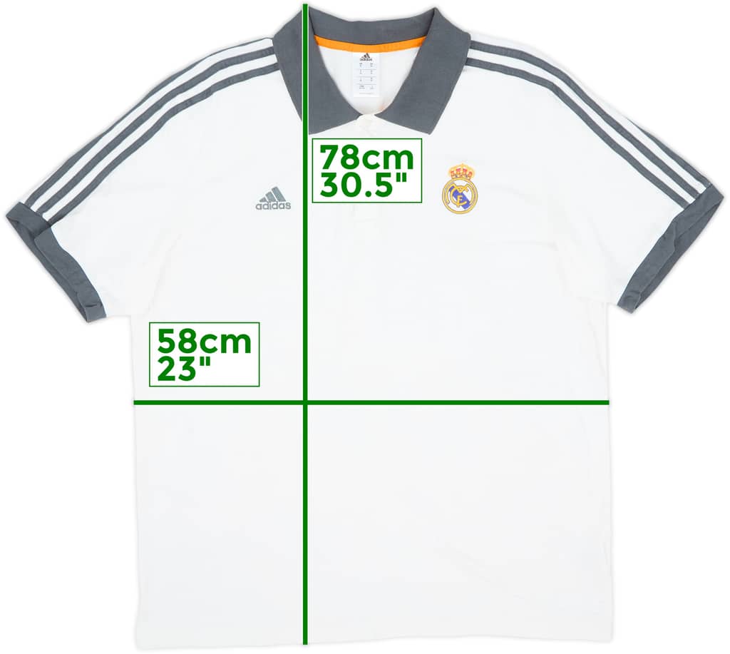 2013-14 Real Madrid adidas Polo Shirt - 7/10 - (XL)