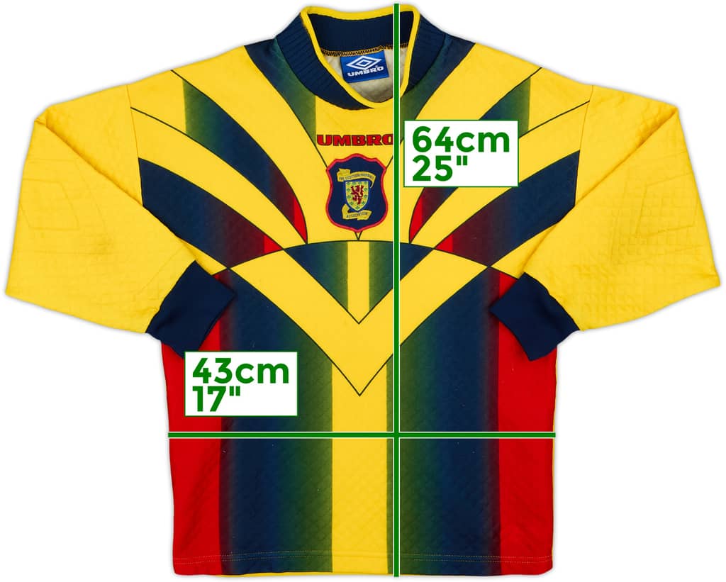 1997-98 Scotland GK Shirt - 8/10 - (L.Boys)