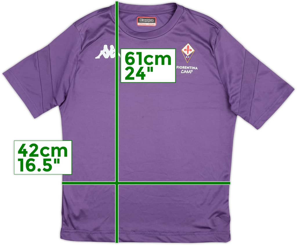 2020-21 Fiorentina Camp Kappa Training Shirt - 8/10 - (M.Boys)