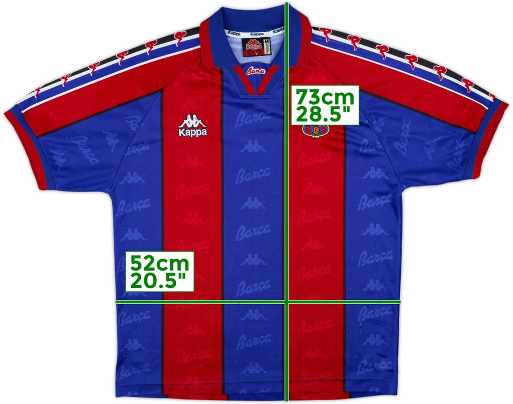 1995-97 Barcelona Home Shirt - 6/10 - (M)