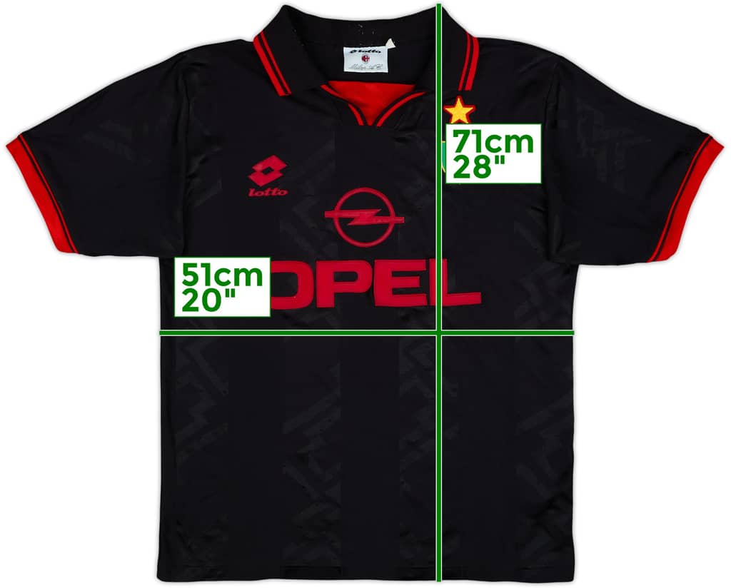 1996-97 AC Milan Third Shirt - 8/10 - (M)