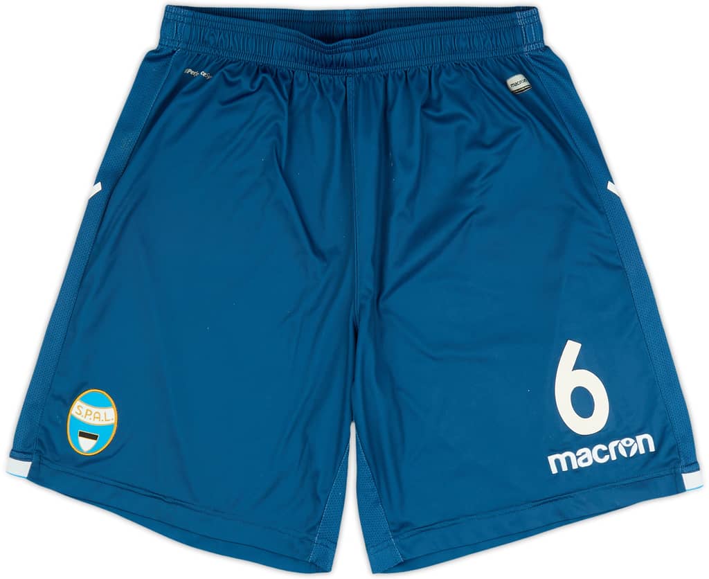 2018-19 SPAL Player Isssue Third Shorts #6 - 5/10 - (XL)