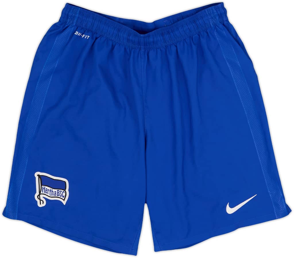 2012-13 Hertha Berlin Home Shorts - 7/10 - (L)
