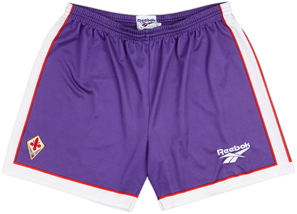 1996-97 Fiorentina Home Shorts - 8/10 - (L)