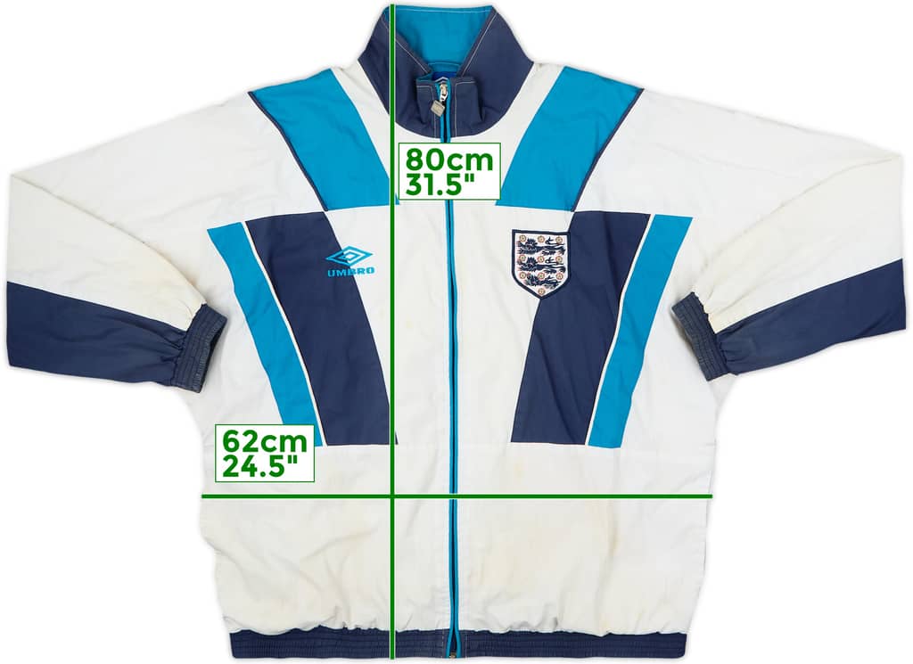 1995-97 England Umbro Track Jacket - 5/10 - (L)