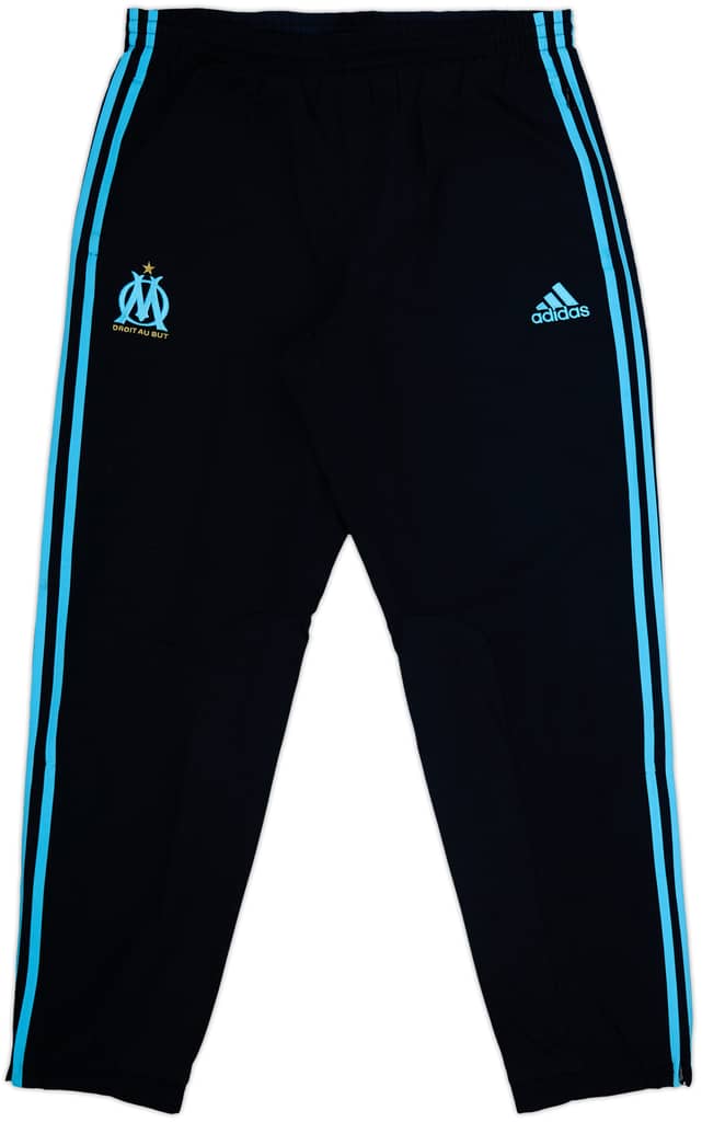 2008-09 Olympique Marseille adidas Track Pants/Bottoms - 9/10 - (L/XL)