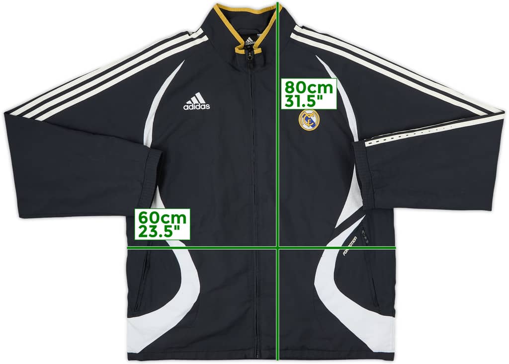 2006-07 Real Madrid adidas Formotion Track Jacket - 8/10 - (L)