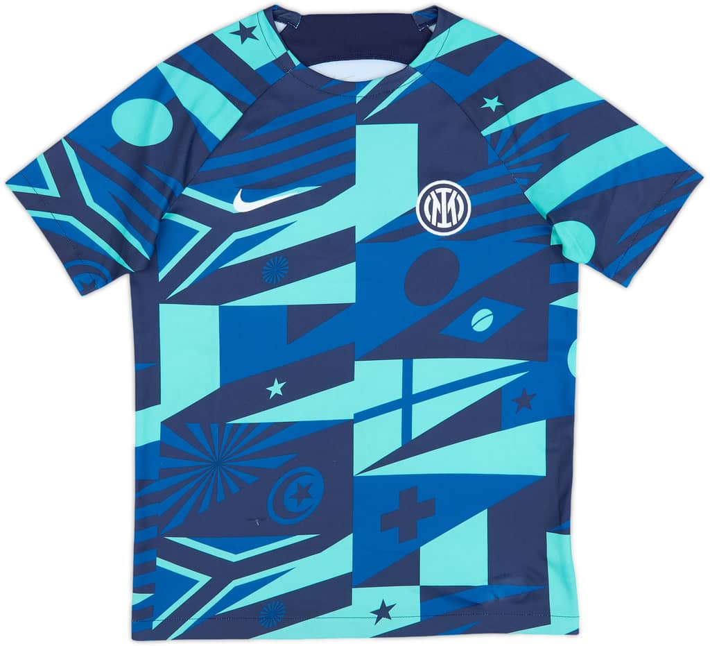 Camiseta de entrenamiento Nike del Inter Milan 2022-23 - 8/10 - (Niños L)