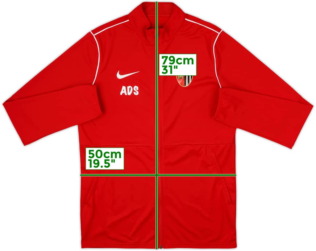 2021-22 Ascoli Staff Issue Nike Track Jacket ADS - 8/10 - (M)