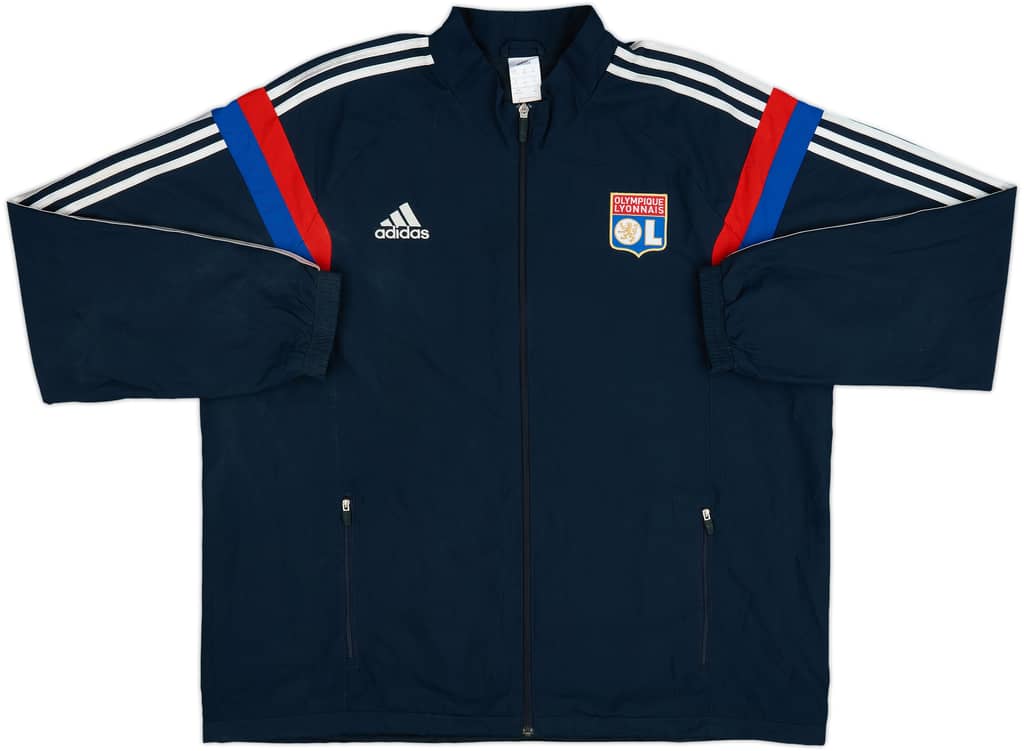2014-15 Lyon adidas Track Jacket - 7/10 - (XXL)