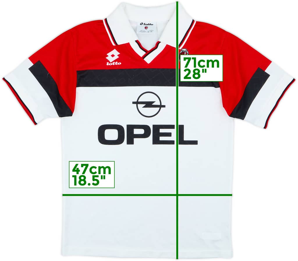 1994-95 AC Milan Away Shirt - 8/10 - (S)