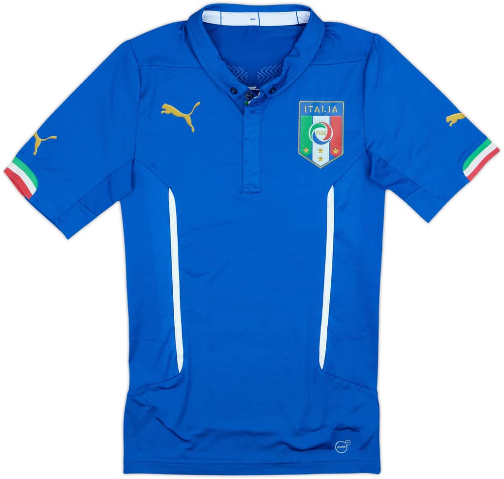 2014-15 Italy Authentic Home Shirt - 8/10 - (M)