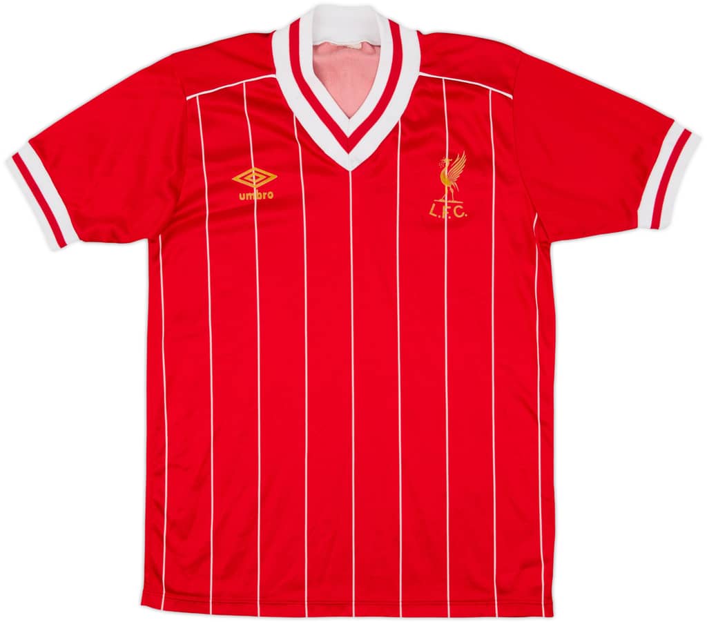 1982-85 Liverpool Home Shirt - 9/10 - (S)