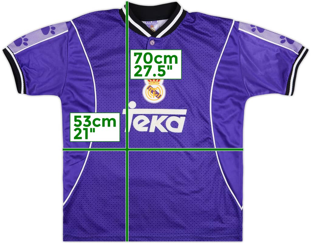 1997-98 Real Madrid Away Shirt - 9/10 - (S)
