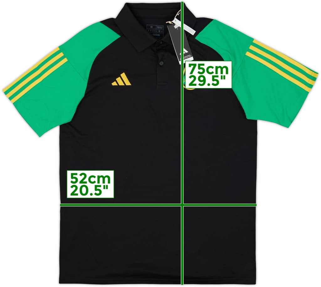 2023-24 Jamaica adidas Polo Shirt (M)