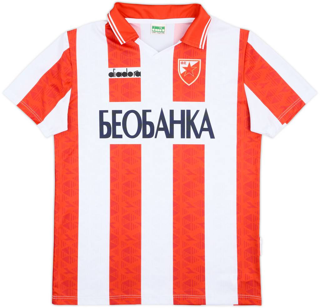 1994-95 Red Star Belgrade Home Shirt - 9/10 - (S)