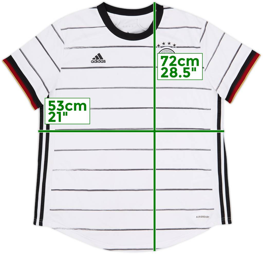2020-21 Germany Home Shirt - 8/10 - (Women's XL)