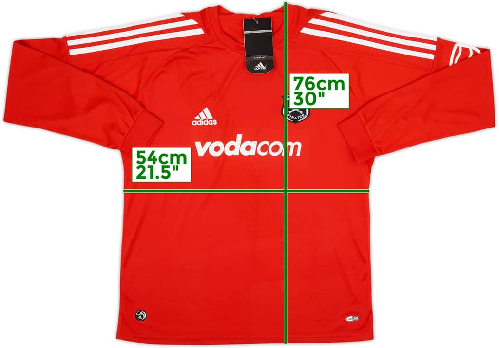2008-09 Orlando Pirates Away L/S Shirt (L)