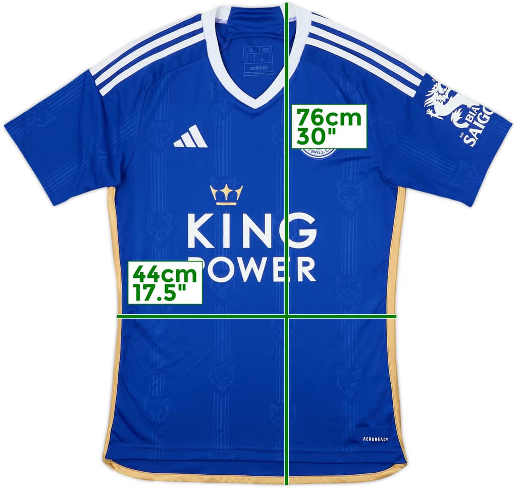 2023-24 Leicester Home Shirt - 6/10 - (S)
