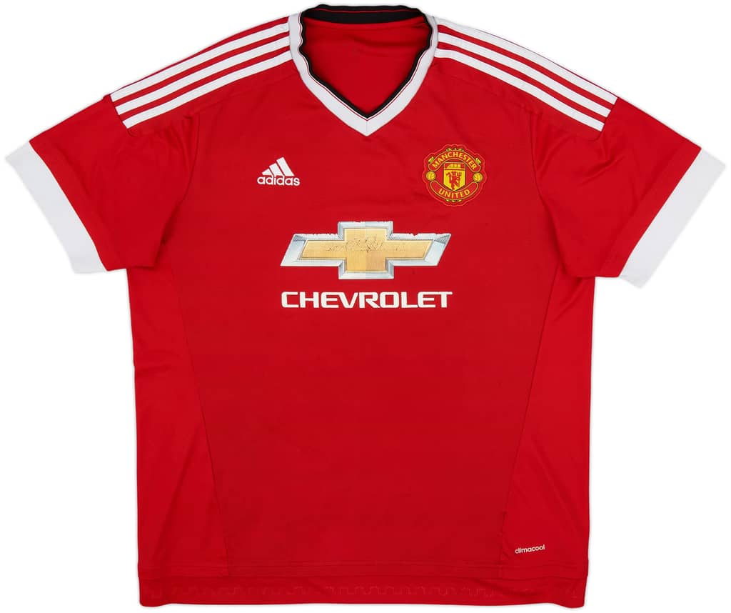 2015-16 Manchester United Home Shirt - 5/10 - (XL)