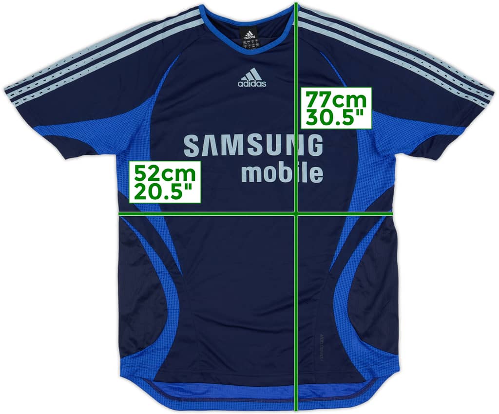 2006-07 Chelsea adidas Formotion Training Shirt - 8/10 - (L)