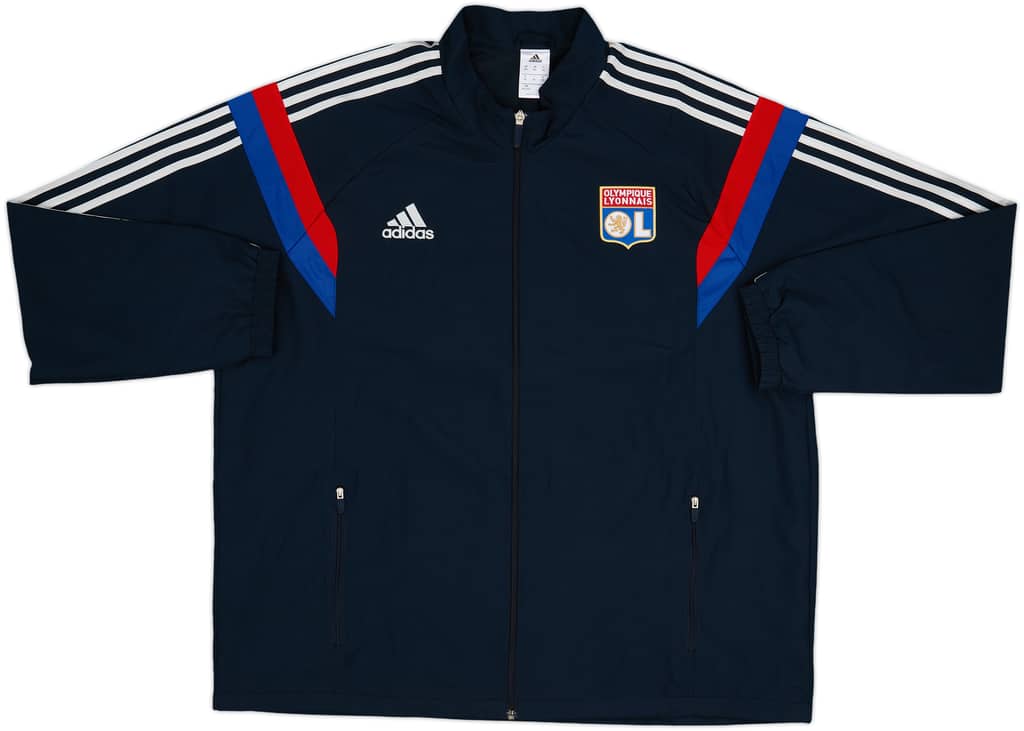 Chaqueta de chándal adidas del Lyon 2014-15 - 9/10 - (XXL)