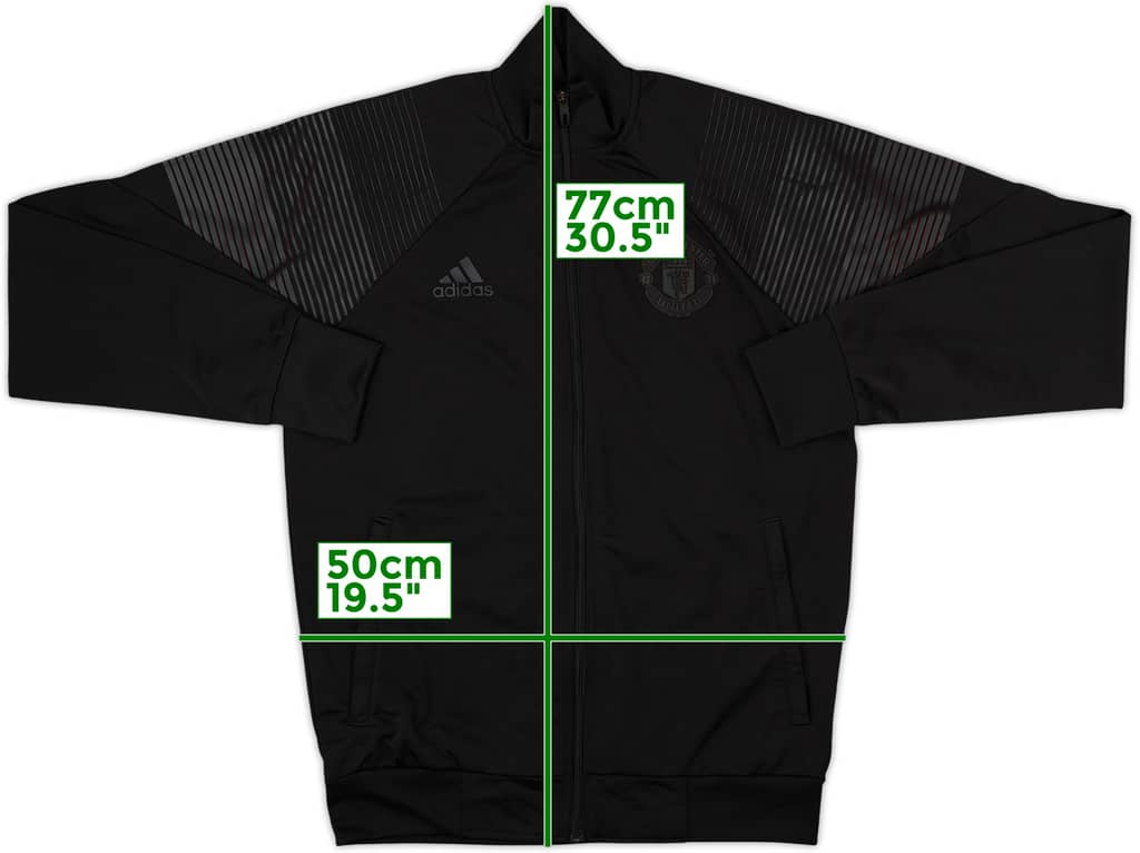 2018-19 Manchester United adidas Track Jacket - 8/10 - (M)