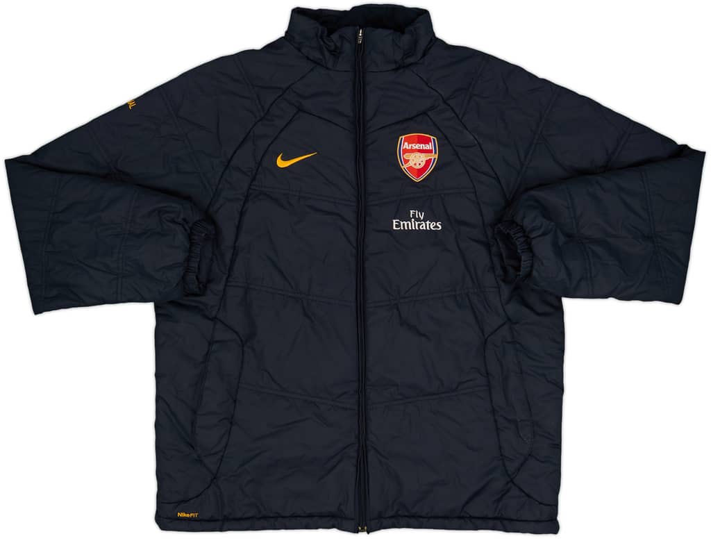 2007-08 Arsenal Nike Padded Bench Coat - 8/10 - (XL)