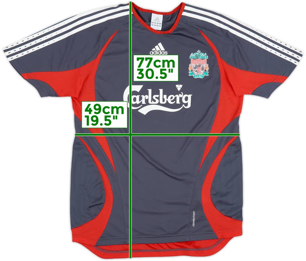 2006-07 Liverpool adidas Formotion Camiseta de entrenamiento - 9/10 - (L)