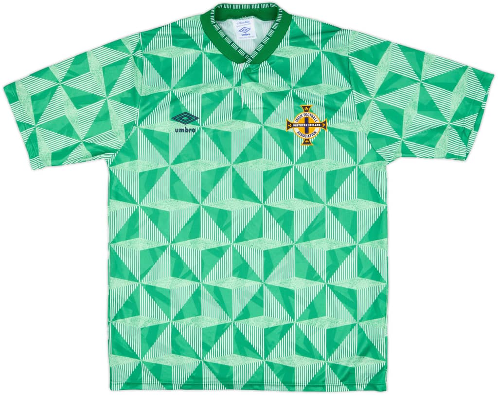 1990-92 Northern Ireland Home Shirt - 9/10 - (L)