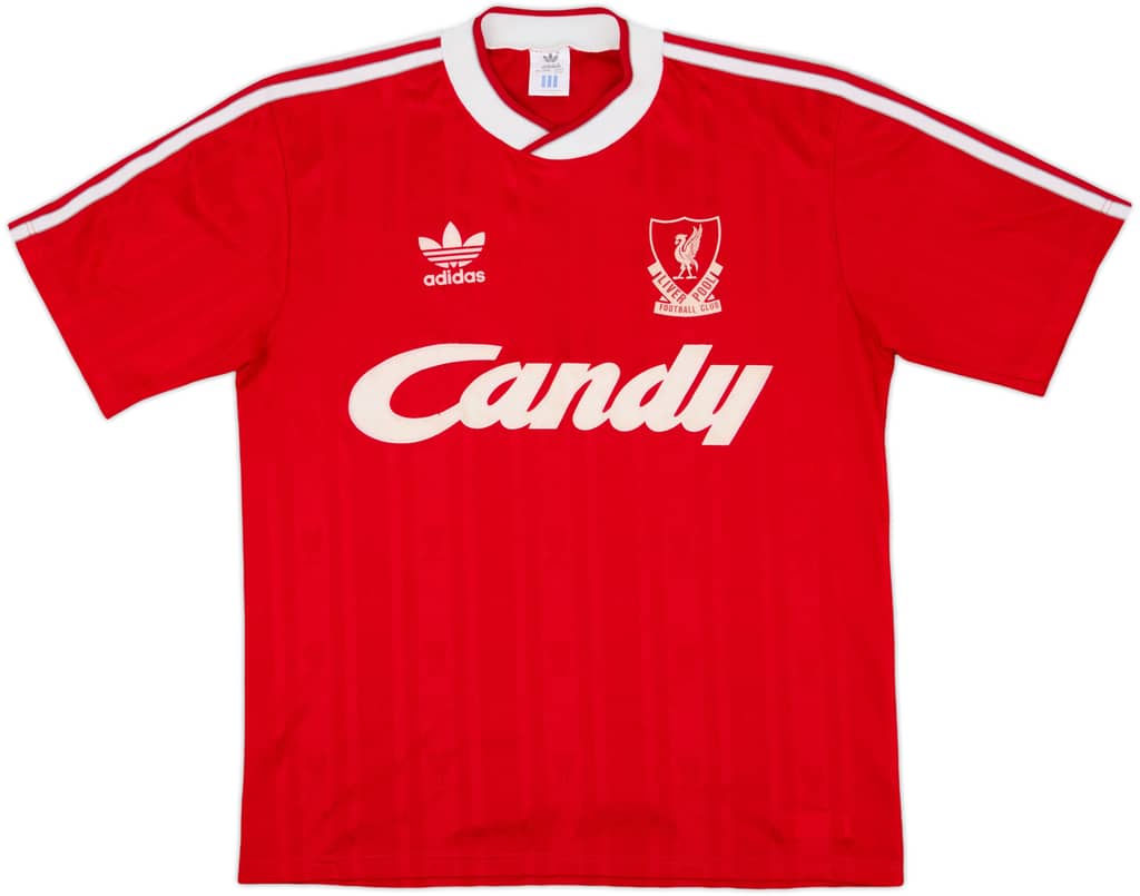 Camiseta de local del Liverpool 1988-89 - 9/10 - (XL)