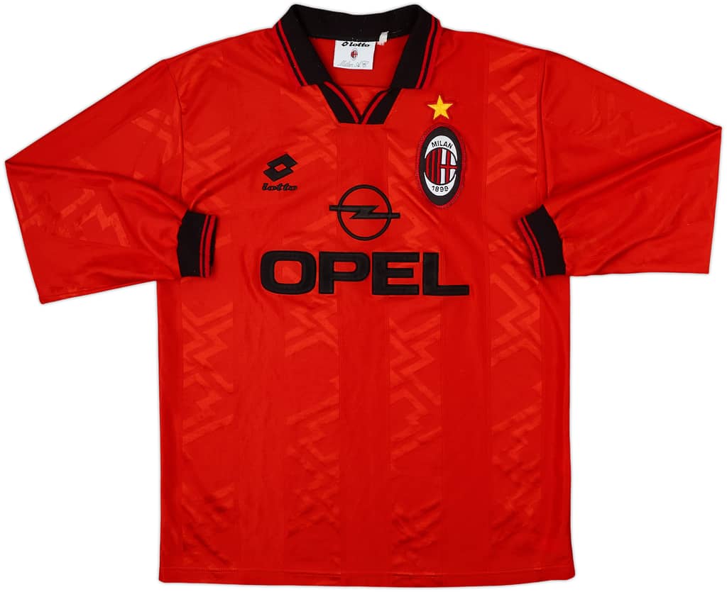 1996-97 AC Milan Fourth L/S Shirt - 8/10 - (XL)