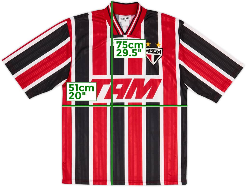 Camiseta de visitante de Sao Paulo 1996 - 9/10 - (M)