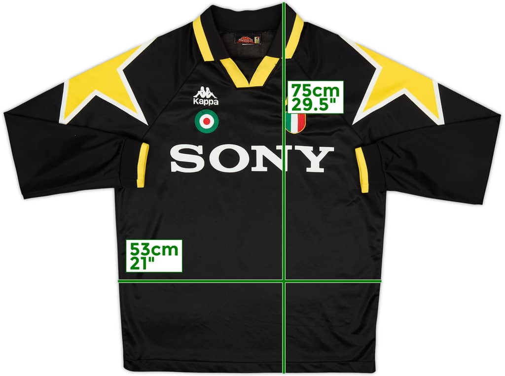 1995-96 Juventus Third L/S Shirt - 8/10 - (L)