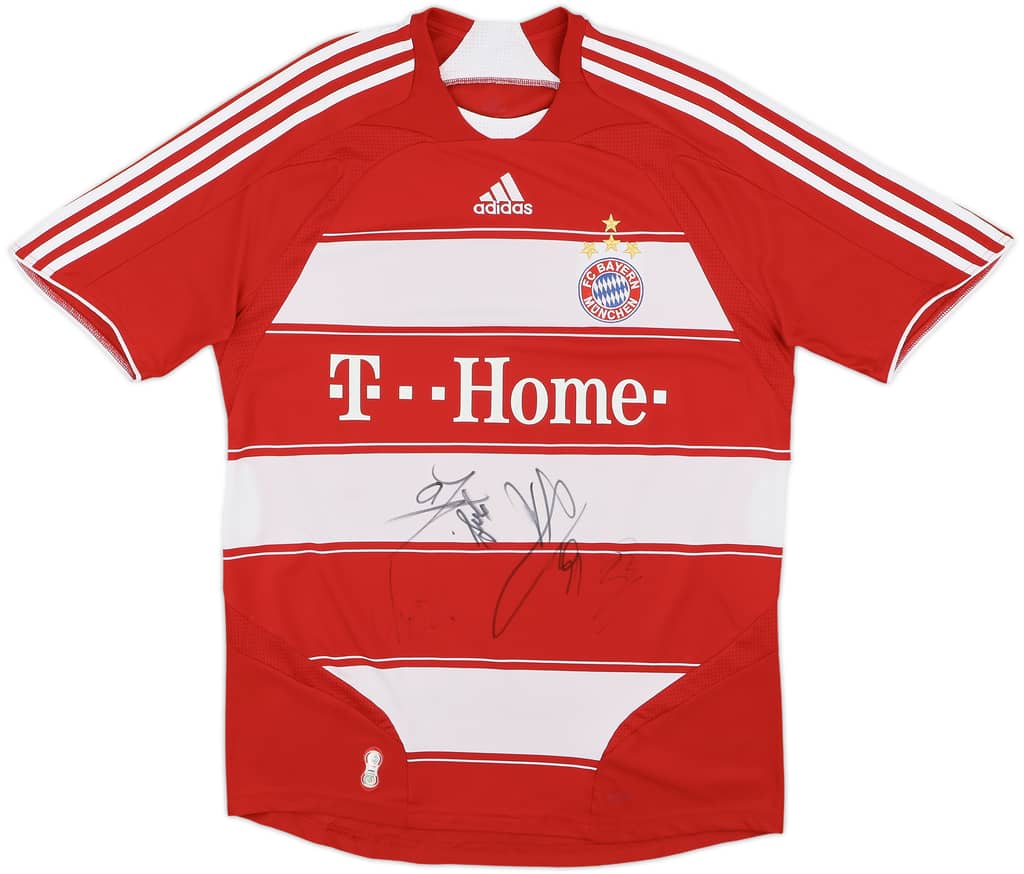 2008-09 Bayern Munich Signed Home Shirt - 8/10 - (M)
