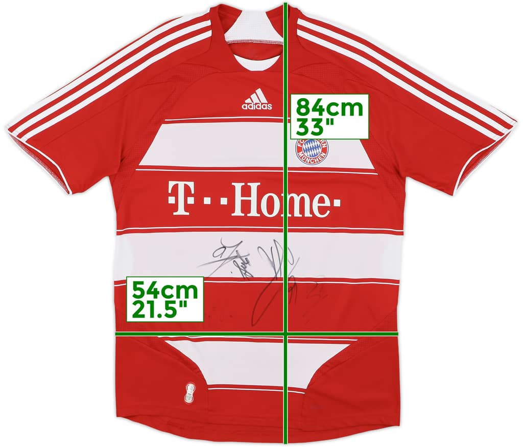 2008-09 Bayern Munich Signed Home Shirt - 8/10 - (M)
