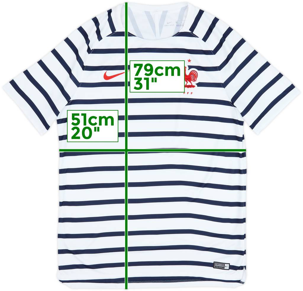 2018-19 France Nike Training Shirt - 8/10 - (L)