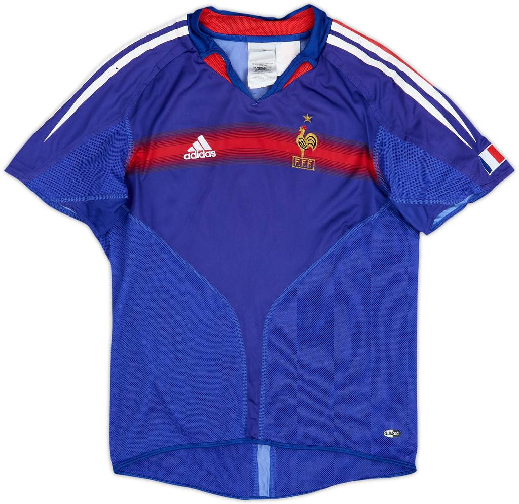 2004-06 France Home Shirt - 8/10 - (M.Boys)