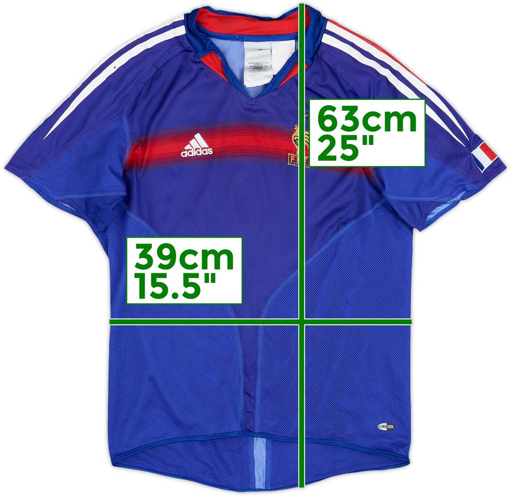 2004-06 France Home Shirt - 8/10 - (M.Boys)