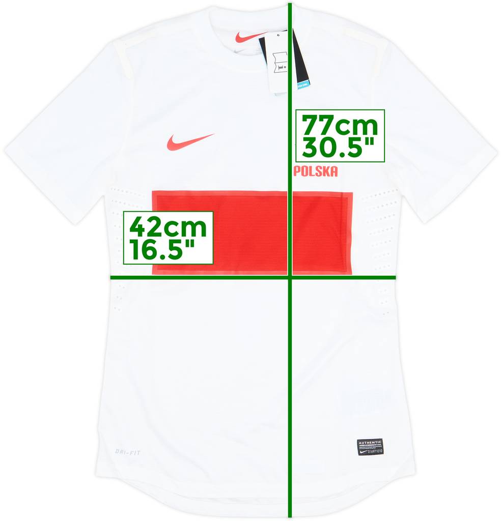 2012-13 Poland Authentic Home Shirt (M)