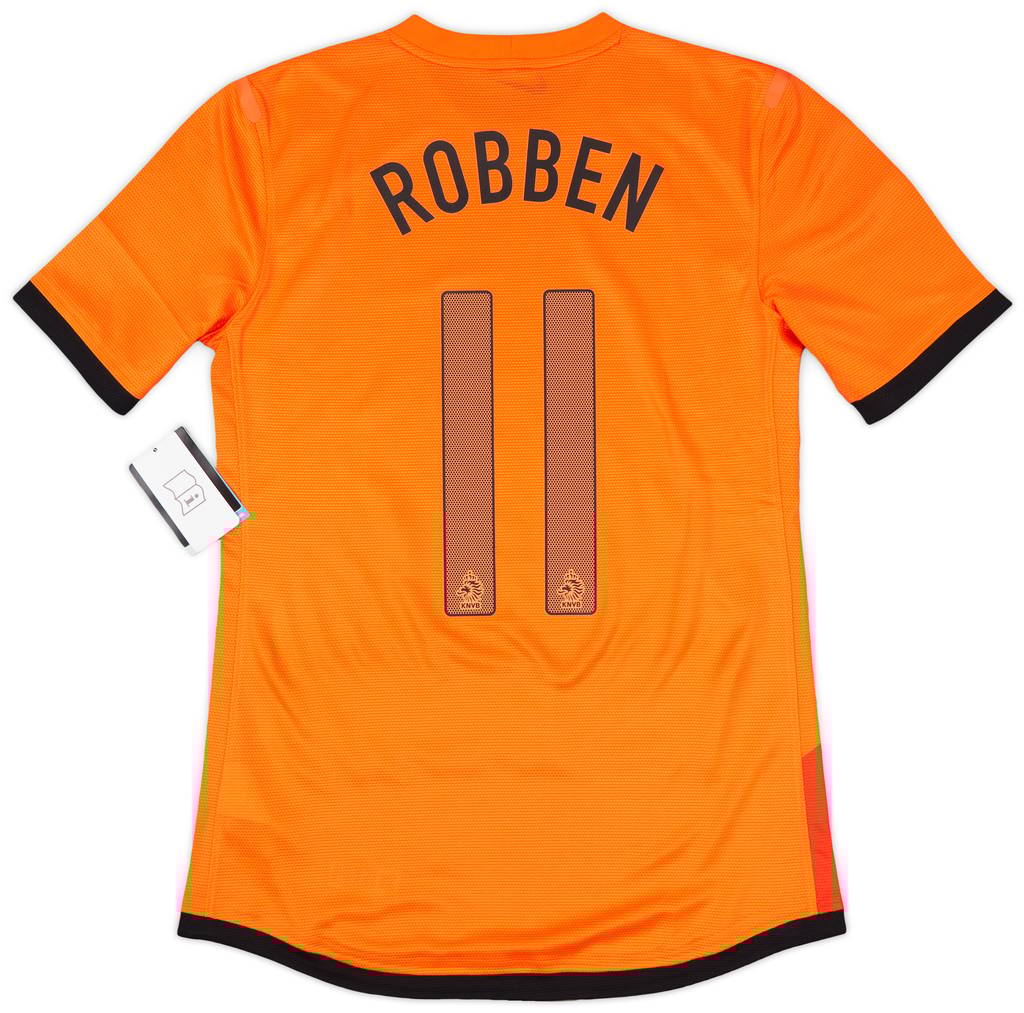2012-13 Netherlands Sample Home Shirt Robben #11 (M)