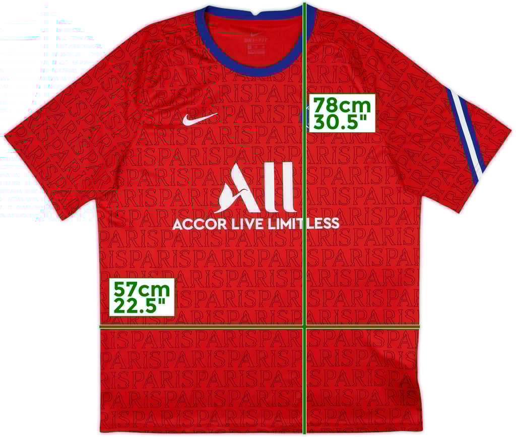 2020-21 Paris Saint-Germain Nike Training Shirt - 10/10 - (XL)