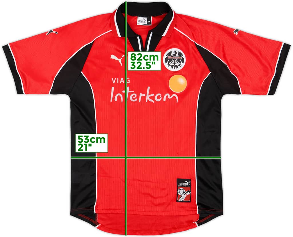 1998-00 Eintracht Frankfurt Home Shirt - 9/10 - (M)